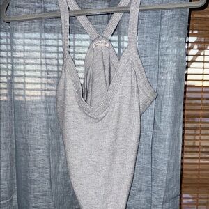 Free People grey tank top
